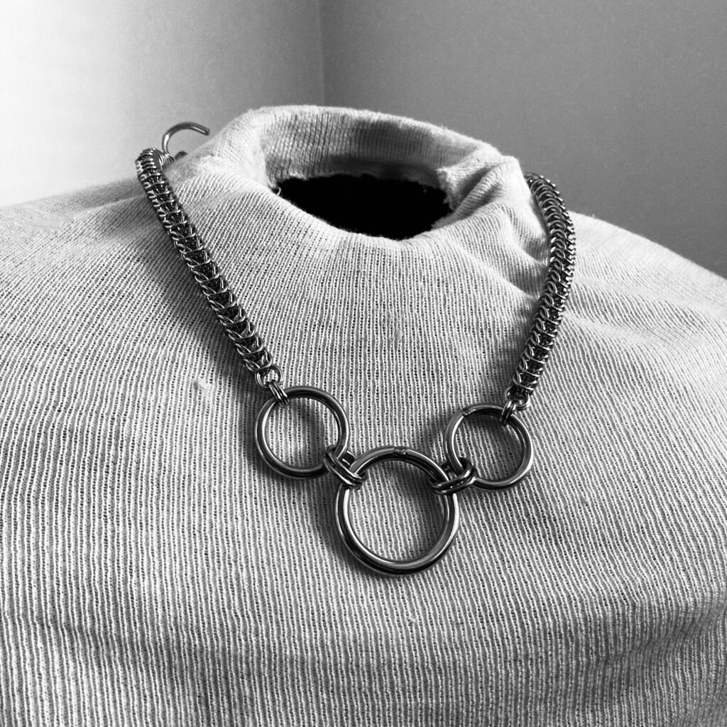 Triple O-ring necklace