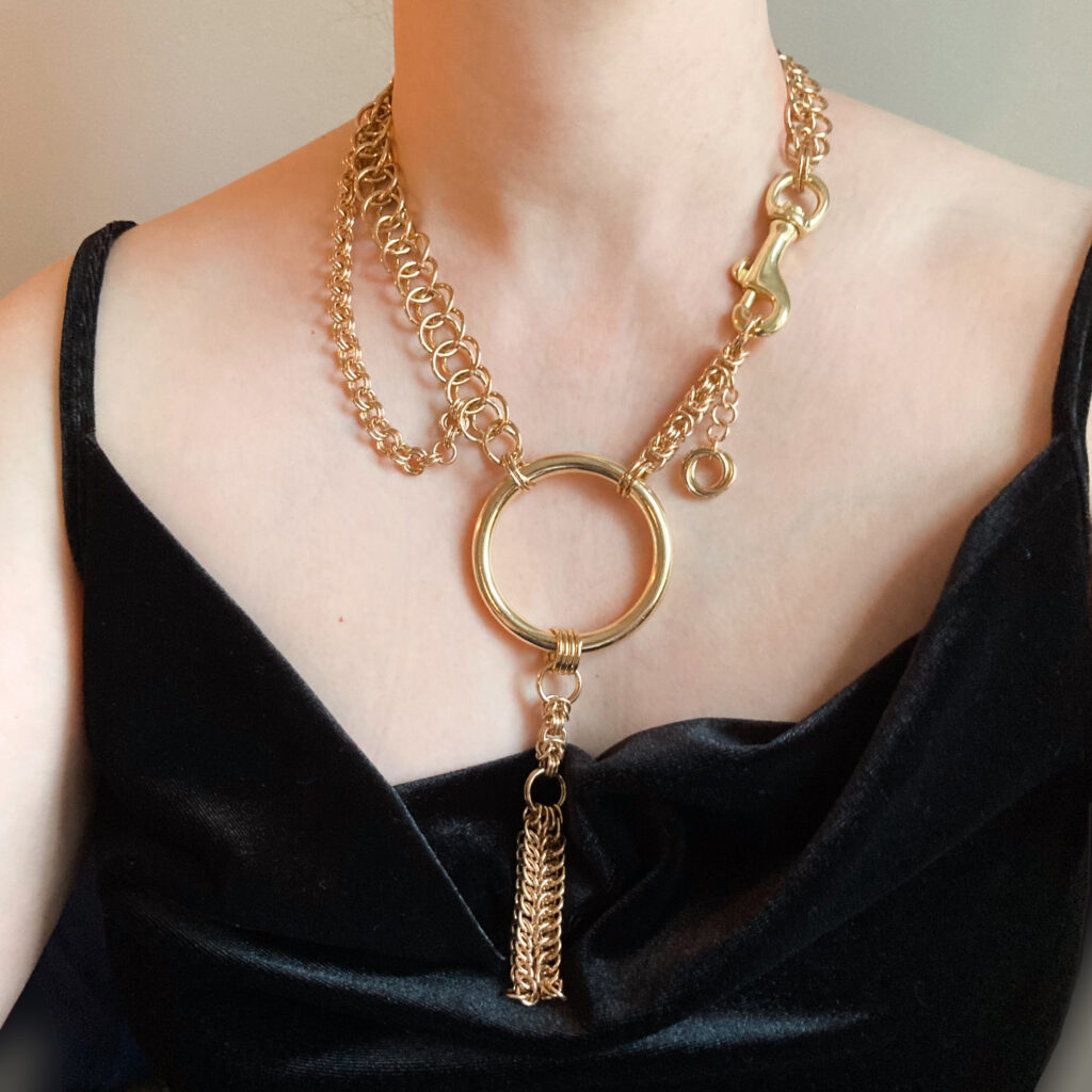 Fancy Brass Necklace