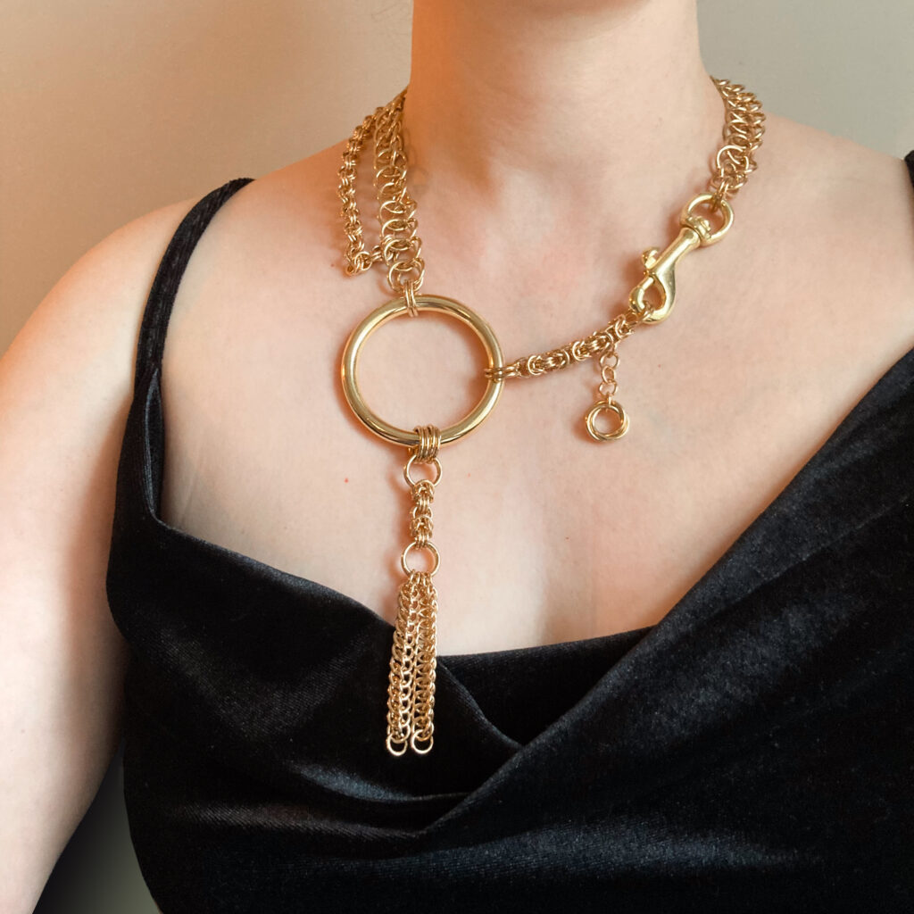 Fancy Brass Necklace