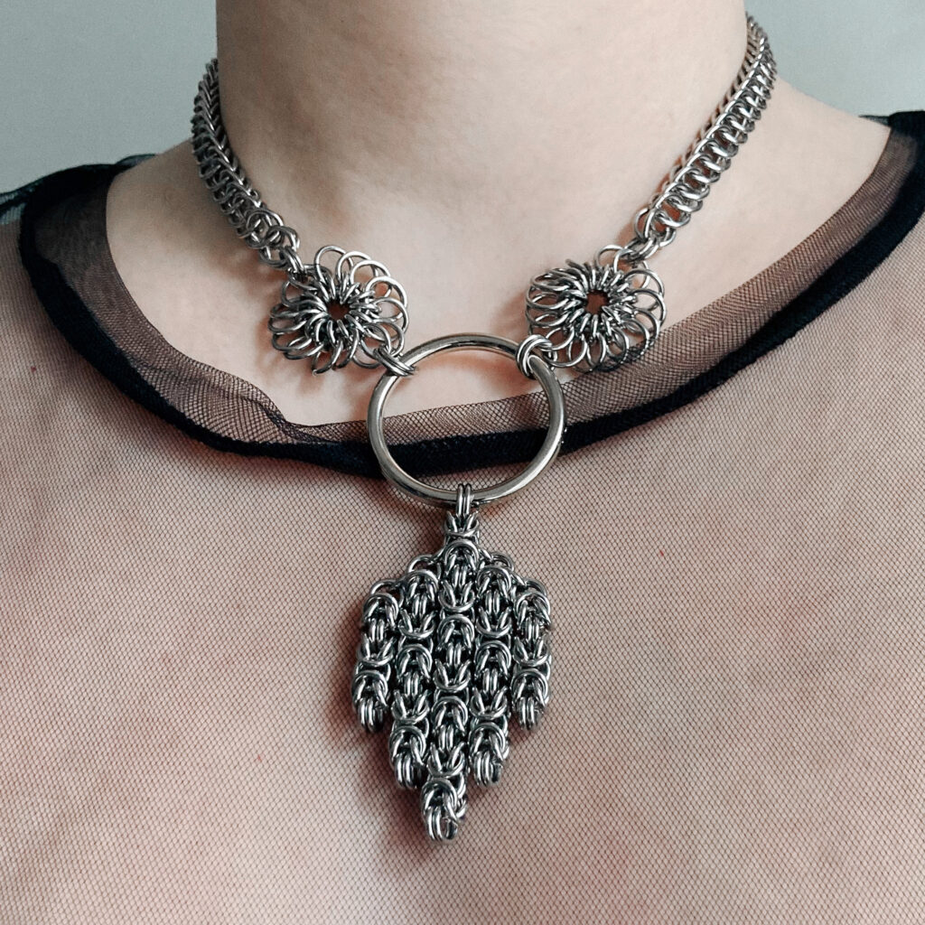 Double Flower Necklace