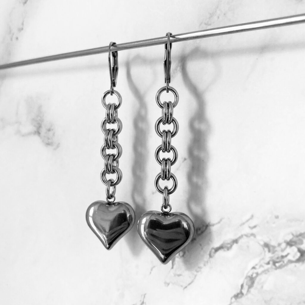 2-2 Heart Earrings